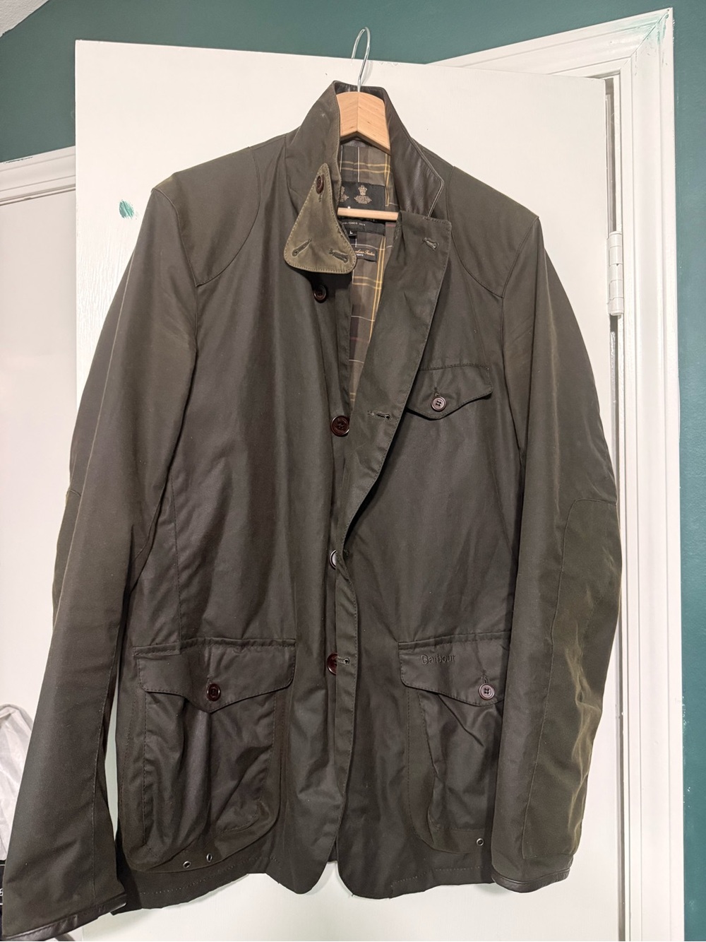 Barbour Beacon Dark Olive Military Field Jacket